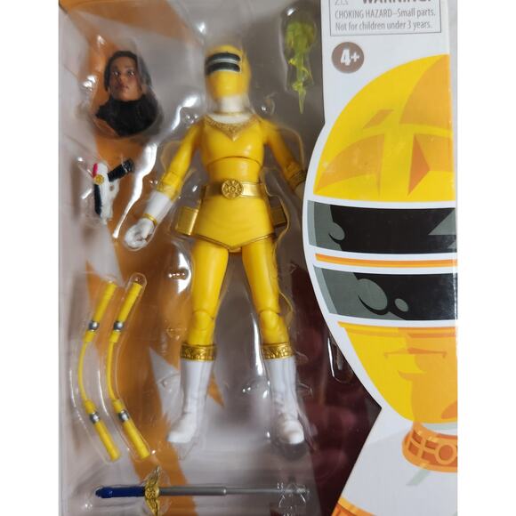 Power Rangers Lightning Collection Zeo Yellow Ranger (Hasbro, 2021) New Sealed - Picture 2 of 10